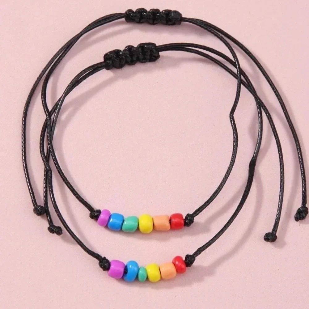 5/$20 rainbow pride‎ string bracelets